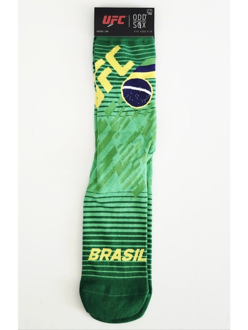 Odd Sox UFC Brasil Graphic Crew Socks